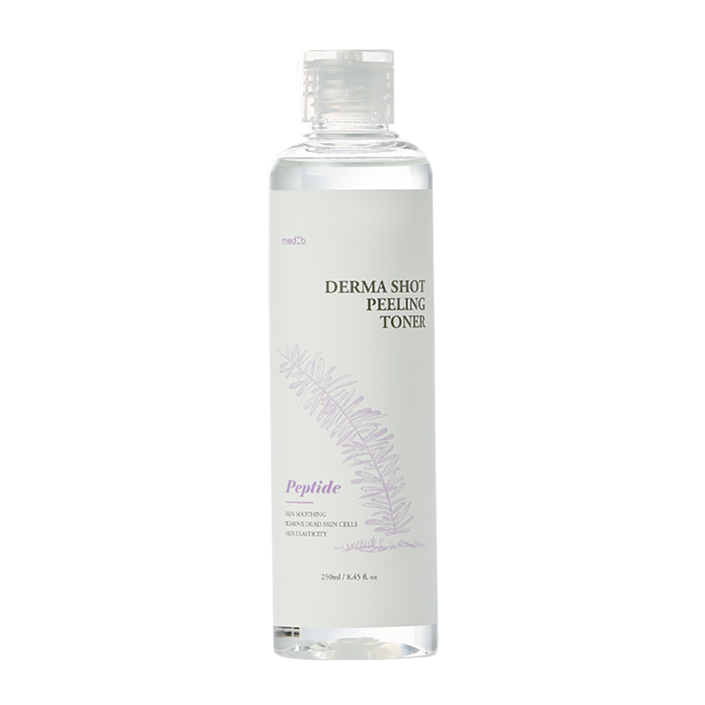 MED:B Тонер очищающий для лица с пептидами / Med B Derma Shot Peeling Toner Peptide 250 мл, фото 1