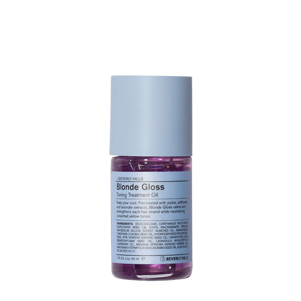 J BEVERLY HILLS Масло для холодного блеска / Blonde Gloss Toning Treatment Oil 30 мл, фото 1