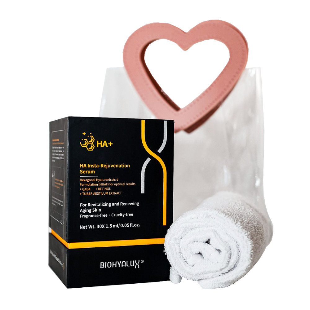 BIOHYALUX Набор подарочный Момент обновления (сыворотка 30*1,5 мл + полотенце) BIOHYALUX, фото 1