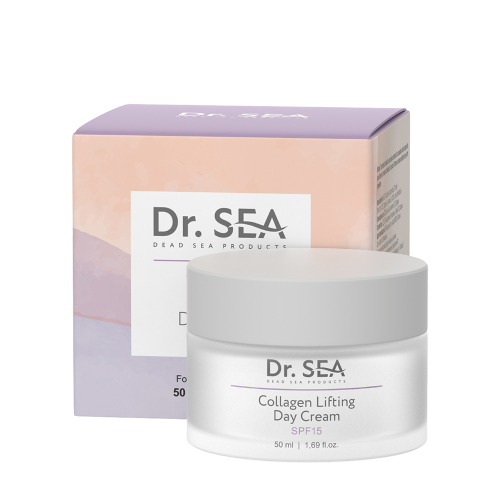 DR. SEA Крем-лифтинг дневной коллагеновый SPF15 / Dr.Sea 50 мл, фото 2