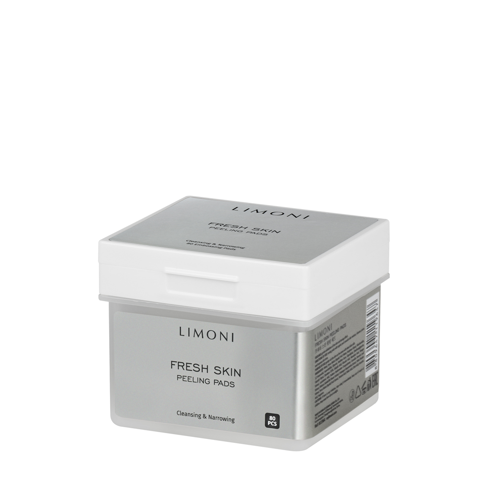 LIMONI Пилинг-пэды для лица с фруктовыми кислотами / Fresh Skin Peeling Pads 80 шт, фото 1