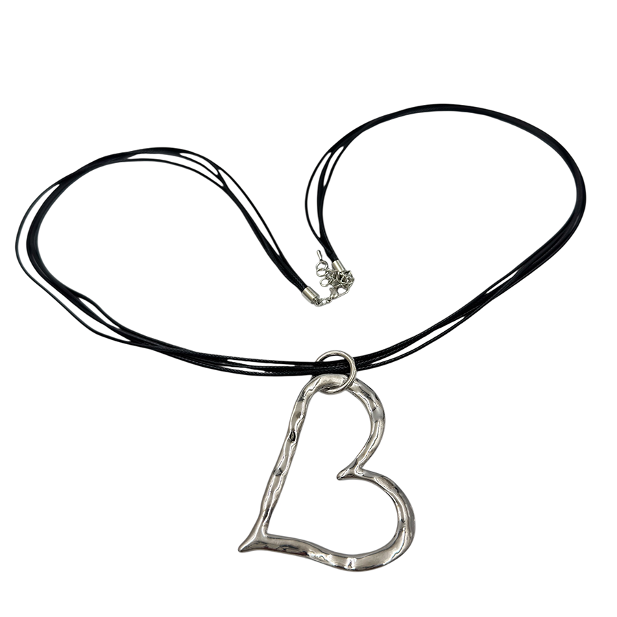 IWOU PROFESSIONAL Подвеска Сердце глянцевое серебро, фото 2