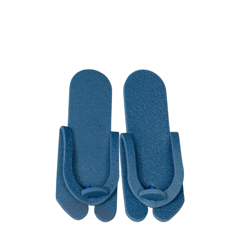 ЧИСТОВЬЕ Тапочки вьетнамки пенополиэтилен голубой 8 мм 10 пар, фото 1