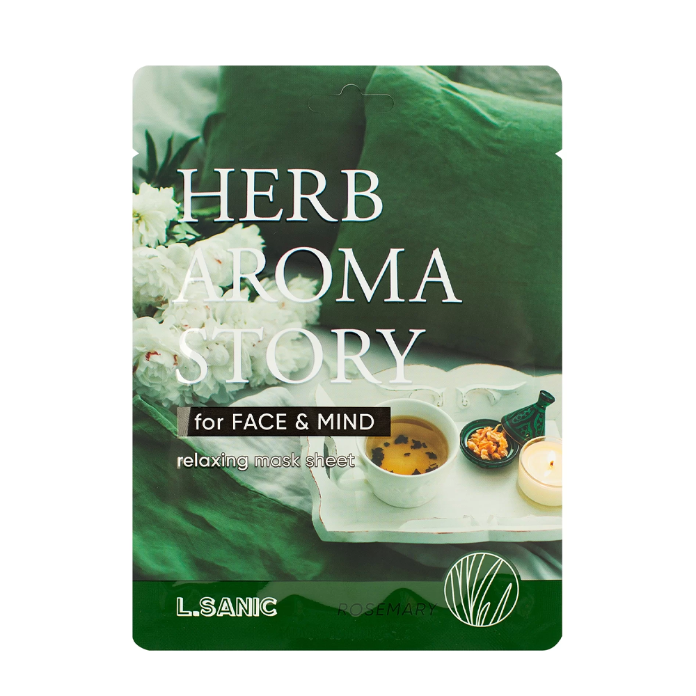 L.SANIC Маска тканевая с экстрактом розмарина и эффектом ароматерапии / L.Sanic 25 мл, фото 1