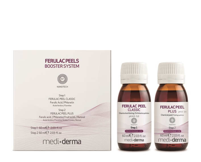 MEDI+DERMA Система химических пилингов липосомальных / FERULAC PEEL Booster system 2*60 мл, фото 1