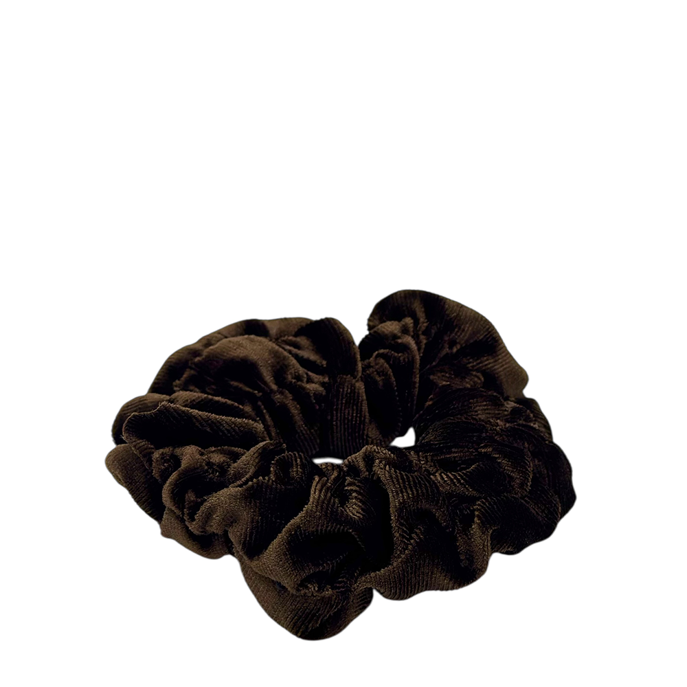 IWOU PROFESSIONAL Резинка для волос Бархат темная бронза 1шт, фото 1