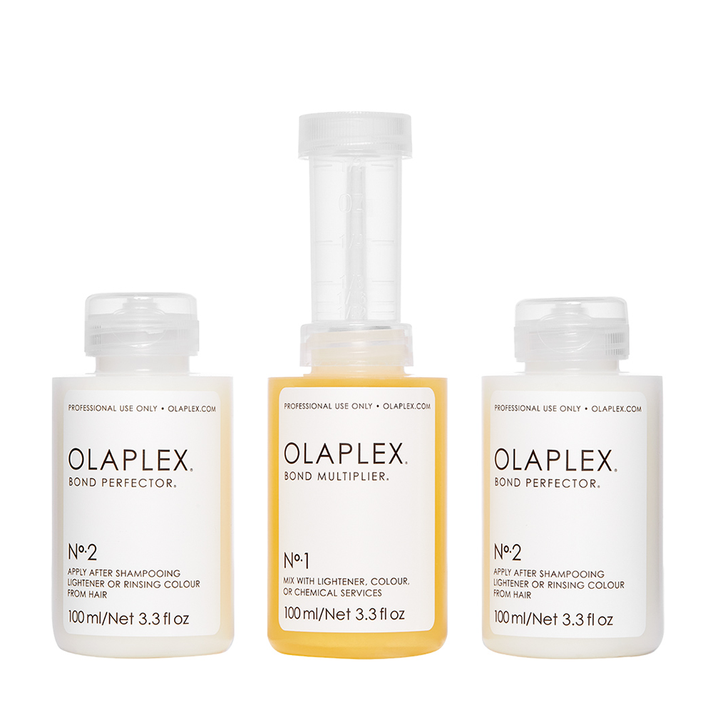 OLAPLEX Набор стилиста: восстановление и защита волос (концентрат-защита 100 мл + коктейль-фиксатор 2*100 мл) Traveling Stylist Kit, фото 3