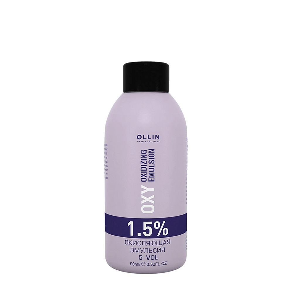 OLLIN PROFESSIONAL Эмульсия окисляющая 1,5% (5vol) / Oxidizing Emulsion OLLIN performance OXY 90 мл, фото 1
