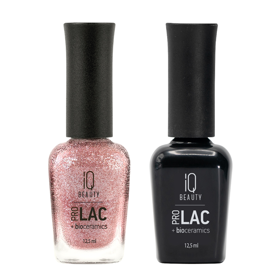 IQ BEAUTY 126 лак профессиональный укрепляющий для ногтей с биокерамикой / Nail polish PROLAC+bioceramics 12,5 мл, фото 2