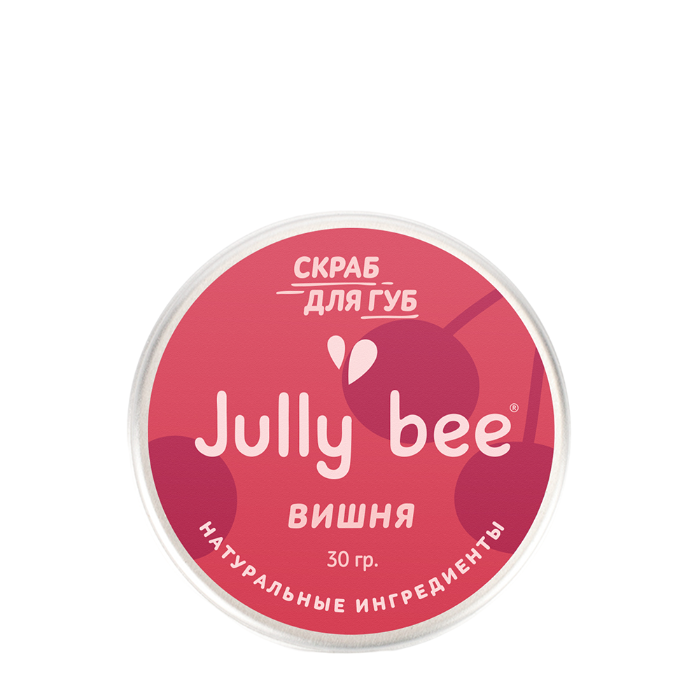 JULLY BEE Скраб для губ, вишня / Jully Bee 30 гр, фото 1