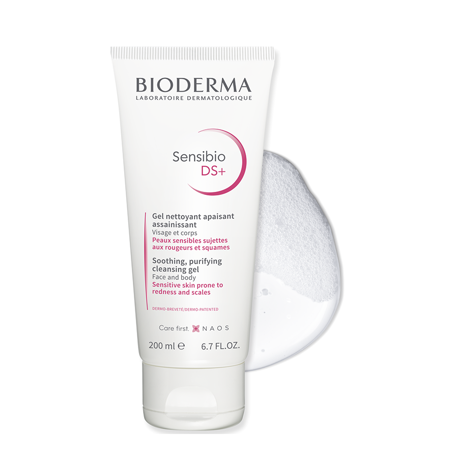 BIODERMA Гель очищающий сенсибио / DS+ 200 мл, фото 2