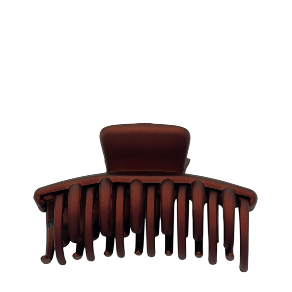 IWOU PROFESSIONAL Краб для волос двухрядный Акула бронза 8,5см, фото 1