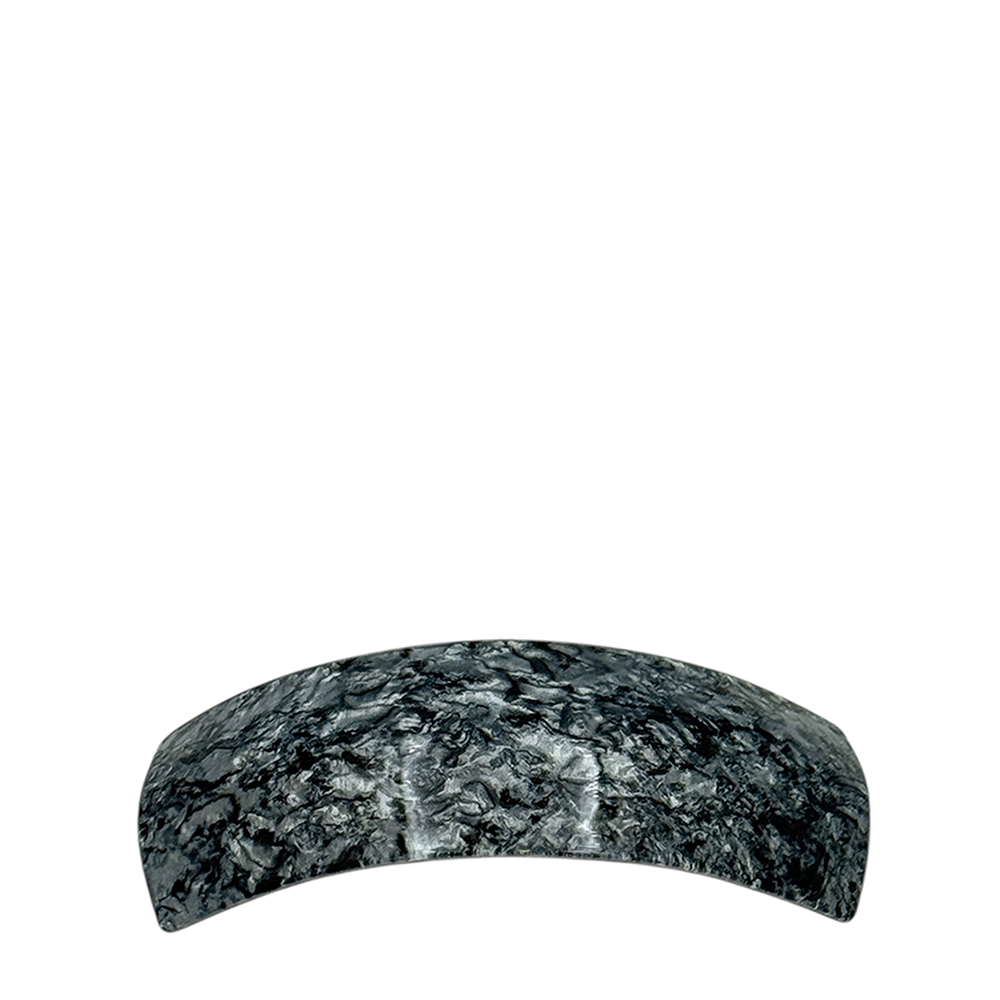 IWOU PROFESSIONAL Заколка - автомат Минерал прямоугольная графитовая 3*9,5см, фото 1