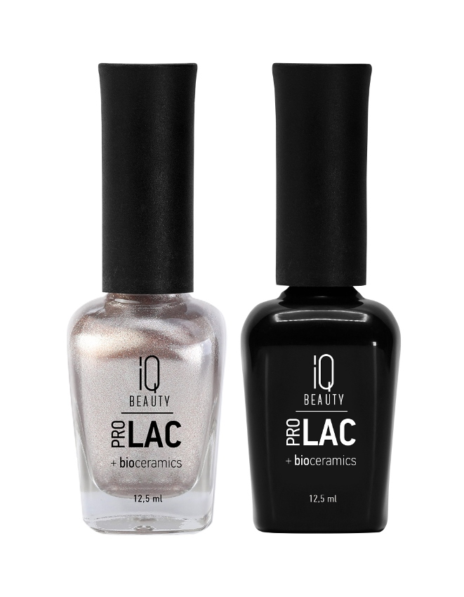 IQ BEAUTY 036 лак для ногтей укрепляющий с биокерамикой / Nail polish PROLAC + bioceramics 12.5 мл, фото 4