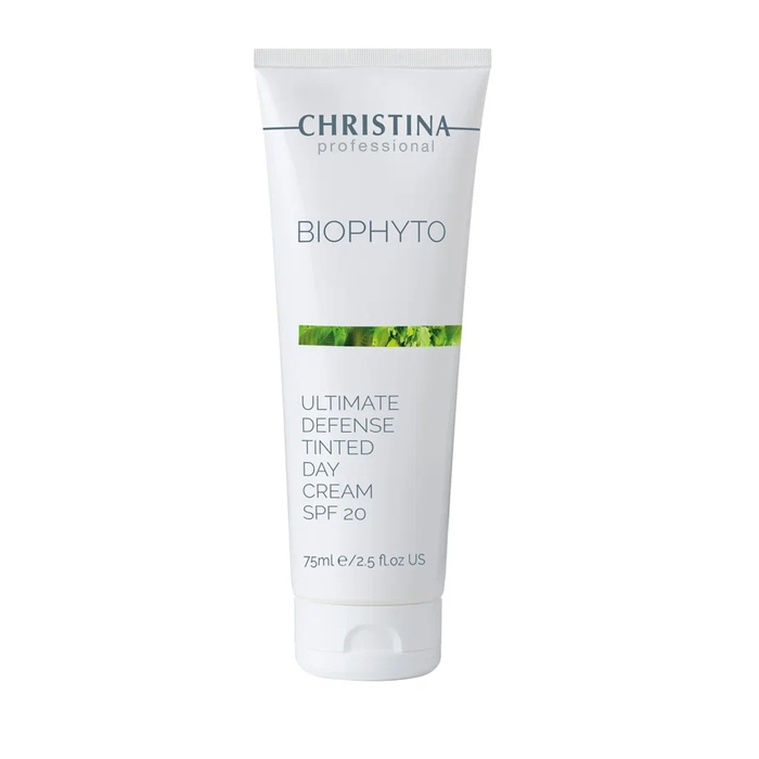 CHRISTINA Крем дневной с тоном Абсолютная защита SPF 20 / Ultimate Defense Tinted Day Cream Bio Phyto 75 мл, фото 1