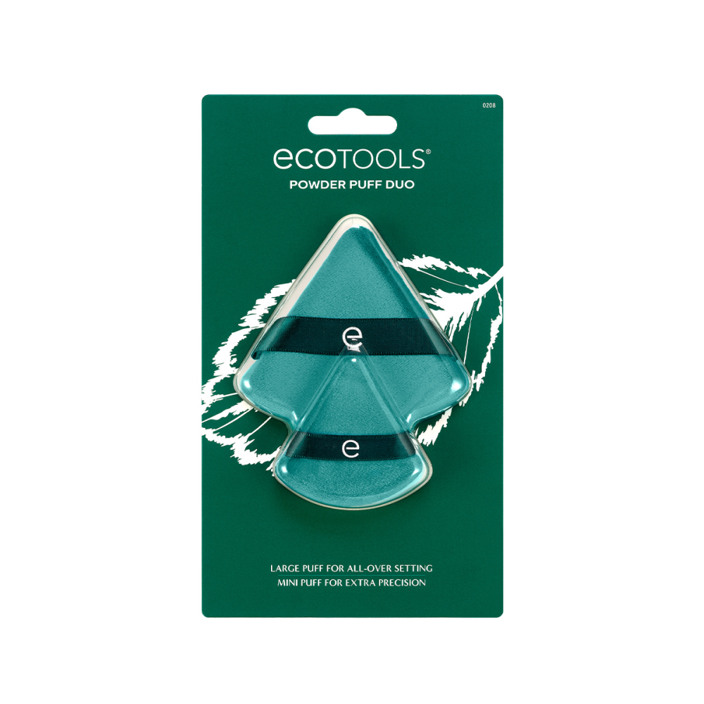 ECOTOOLS Набор пуховок для пудры, 2 шт / Powder Puff Duo, фото 4