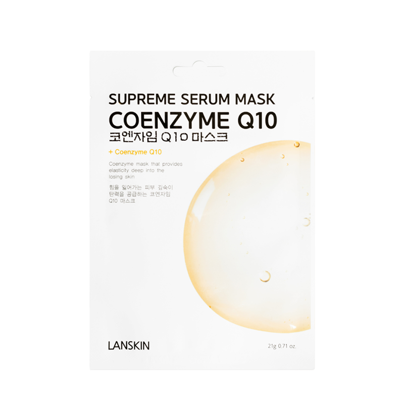 LANSKIN Маска тканевая с коэнзимом Q10 / LanSkin 21 гр, фото 1