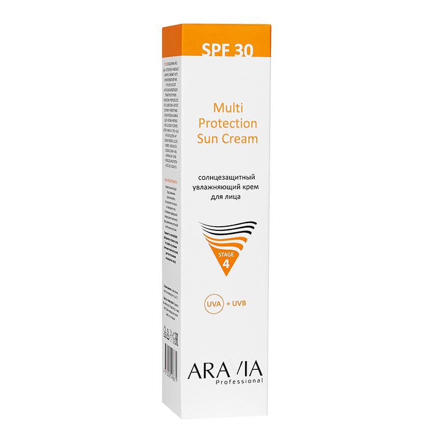 ARAVIA Professional Крем солнцезащитный увлажняющий лица SPF 30 / Multi Protection Sun Cream SPF 30 100 мл, фото 2