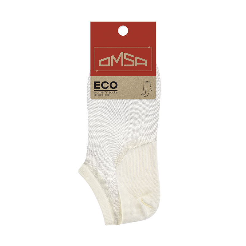 OMSA Носки суперукороченные Avorio 35-38 / ECO 251, фото 1
