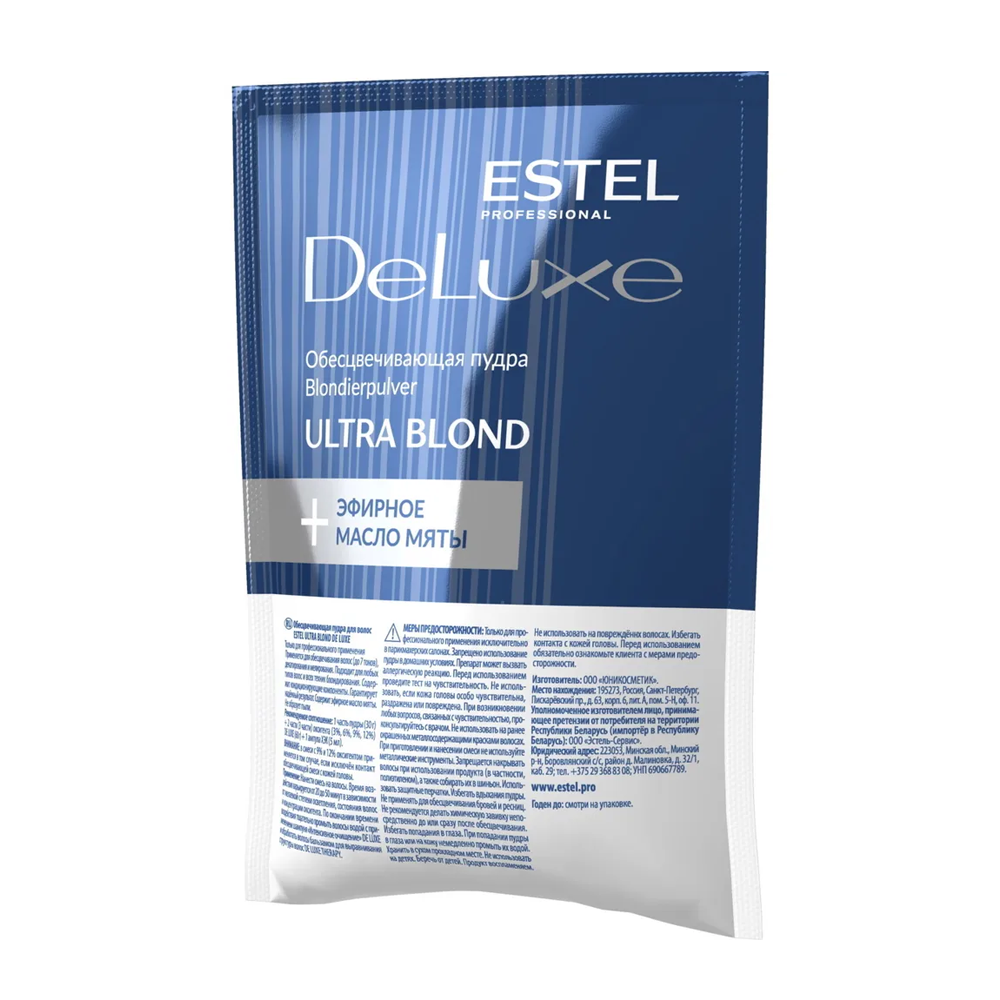 ESTEL PROFESSIONAL Пудра обесцвечивающая / Deluxe Ultra Blond 30 г, фото 1
