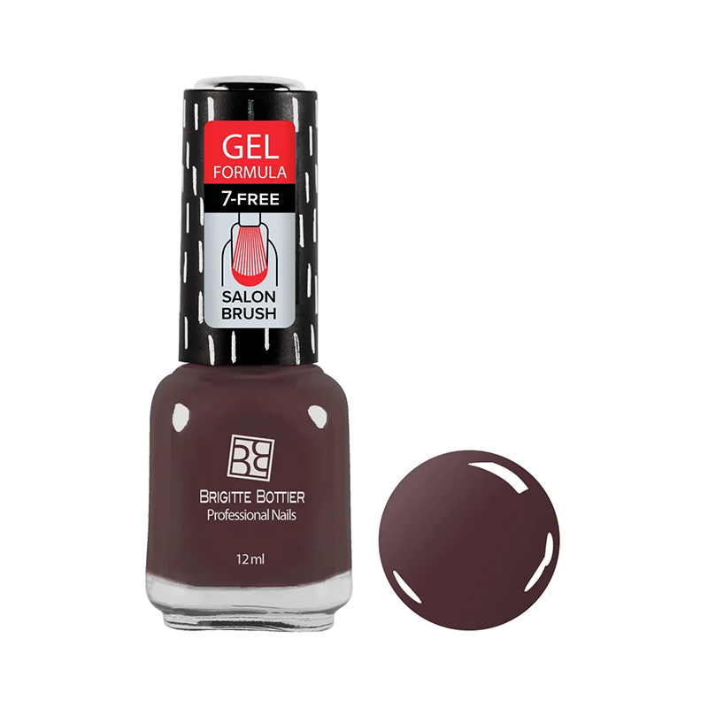 BRIGITTE BOTTIER 91 гель-лак для ногтей, шоколадная помадка / GEL FORMULA 12 мл, фото 1