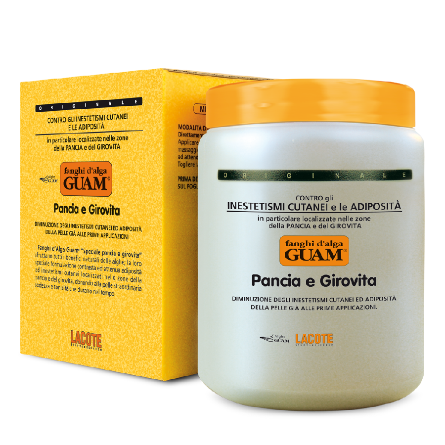 GUAM Маска антицеллюлитная для живота и талии / FANGHI D`ALGA 1000 г, фото 2