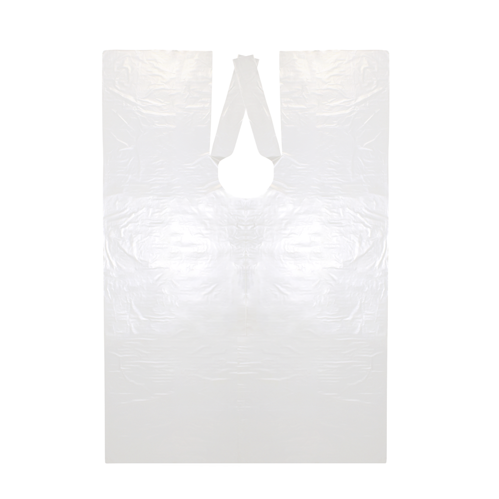 ЧИСТОВЬЕ Пеньюар для парикмахеров Классик п/э прозрачный 160 х 120 50 шт, фото 1