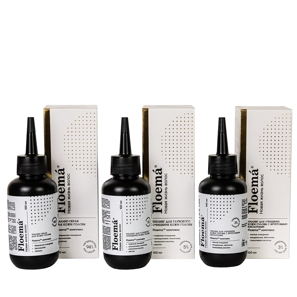 FLOEMA Пилинг для очищения кожи головы с фруктовыми кислотами / Floema 100 мл, фото 5