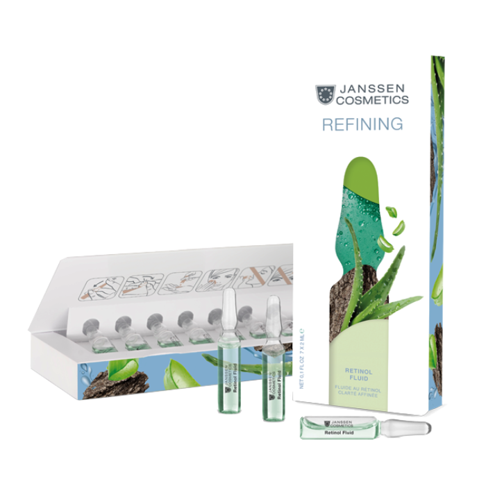 JANSSEN COSMETICS Флюид интенсивно восстанавливающий anti-age с ретинолом / REFINING RETINOL FLUID 7 х 2 мл, фото 1