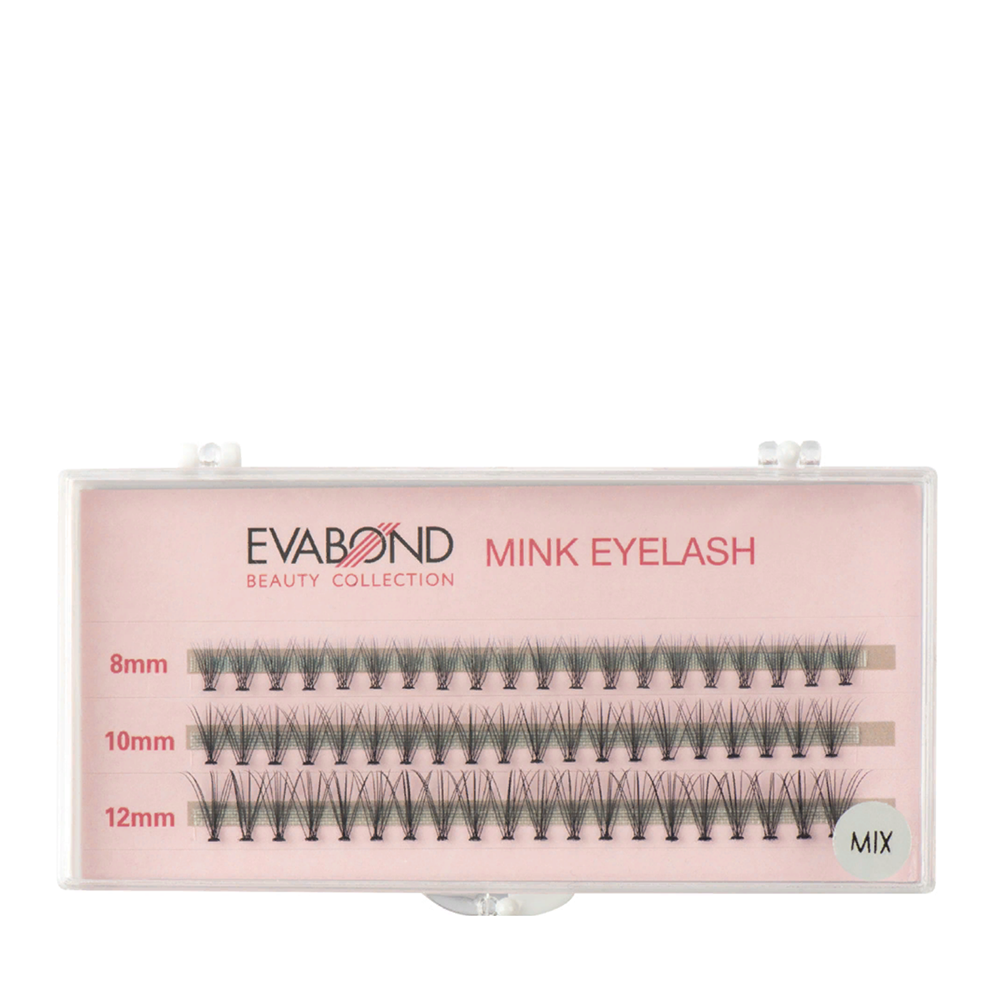 EVABOND Пучки безузелковые 10 волосков Mix, фото 1