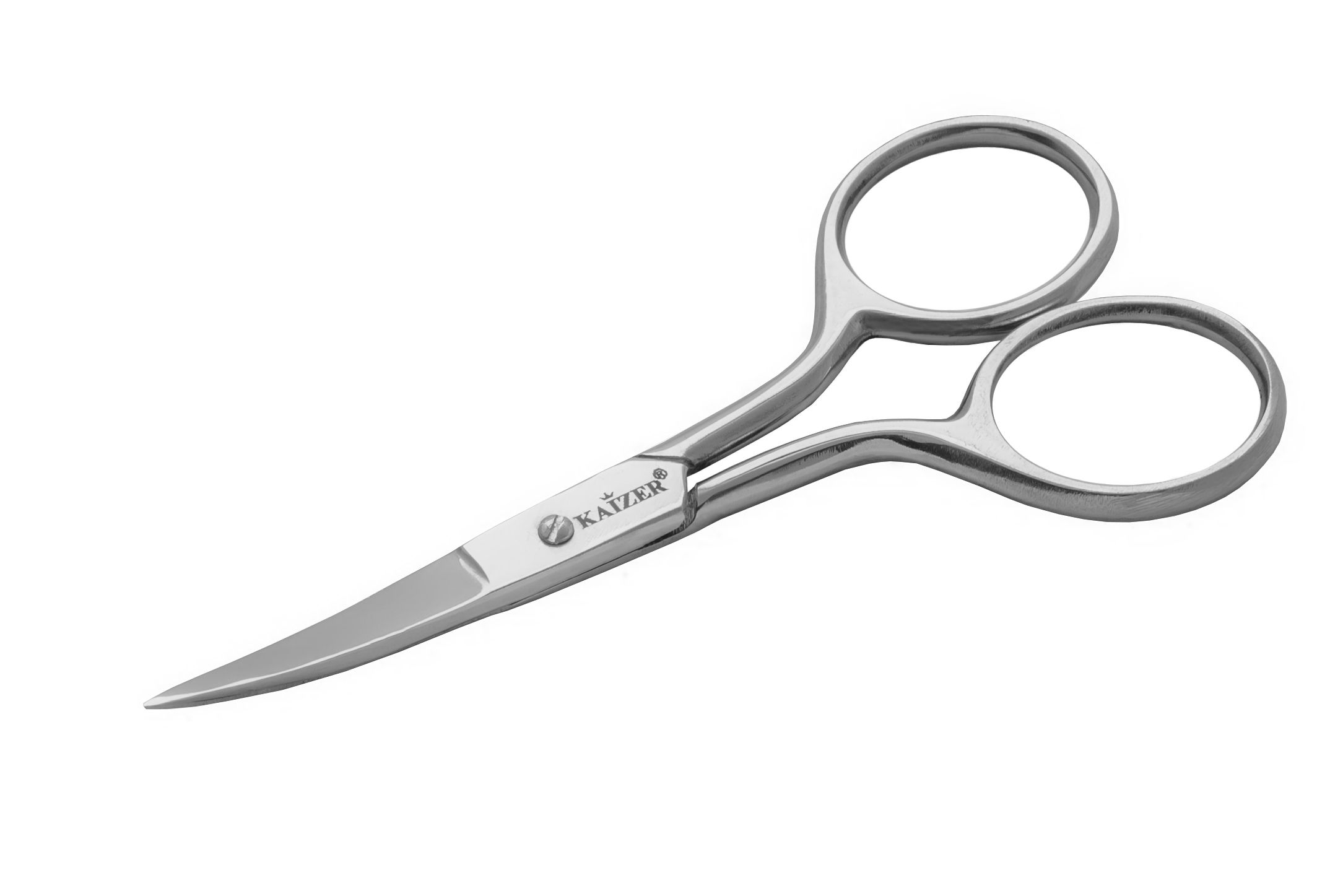 KAIZER Ножницы маникюрные, закругленные, матовые, ручная алмазная заточка, фото 2