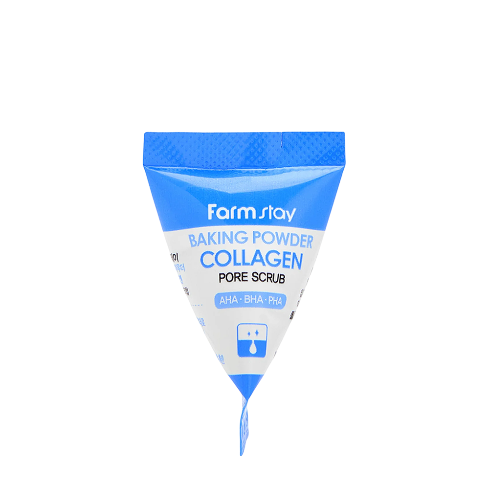 FARMSTAY Скраб для упругости кожи лица с коллагеном / Baking Powder Collagen Pore Scrub 7 гр, фото 1