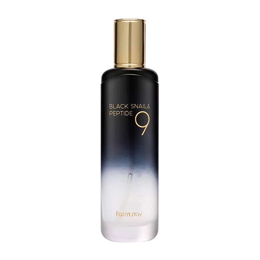FARMSTAY Тонер омолаживающий для лица с комплексом из 9 пептидов / BLACK SNAIL & PEPTIDE 9 PERFECT TONER 120 мл, фото 1