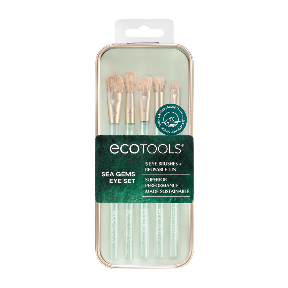 ECOTOOLS Набор для макияжа глаз / Sea Gems Coastal Crush Eye + Tin Set, фото 1