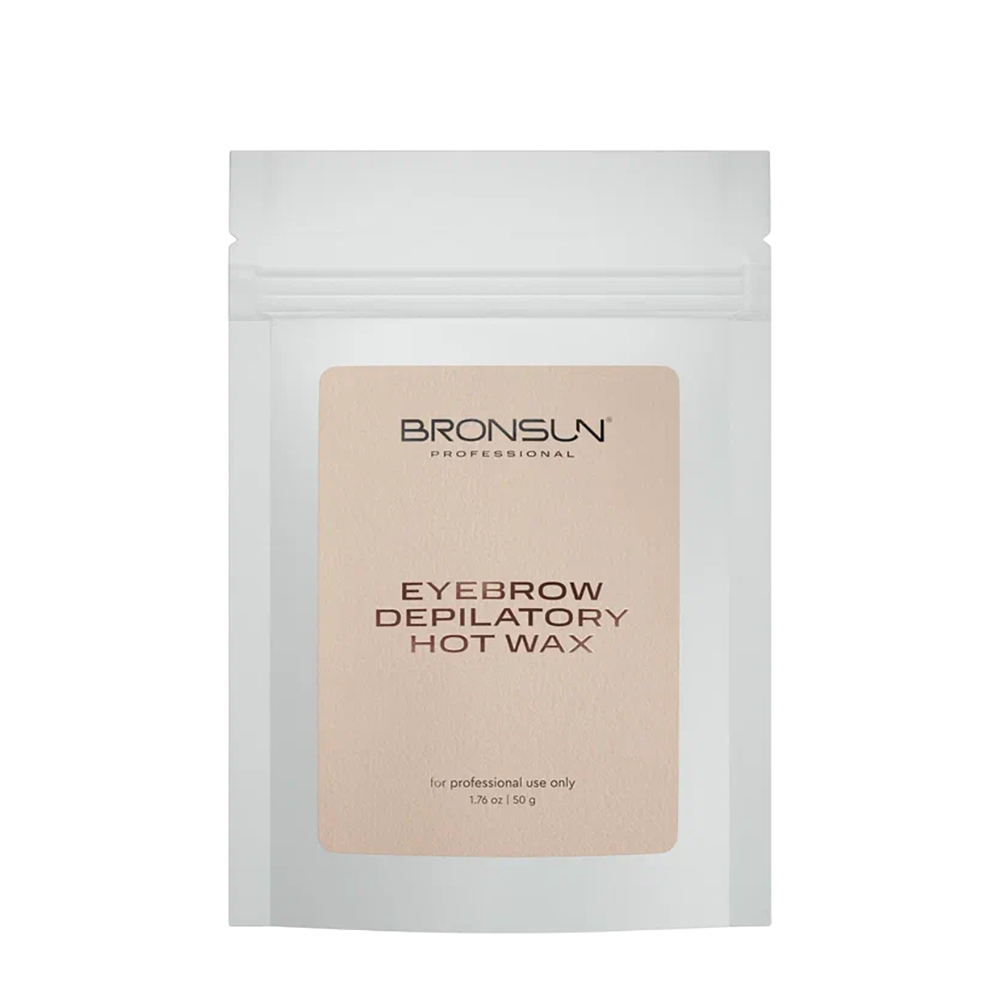 BRONSUN Воск для депиляции бровей / EYEBROW DEPILATORY HOT WAX 50 гр, фото 1