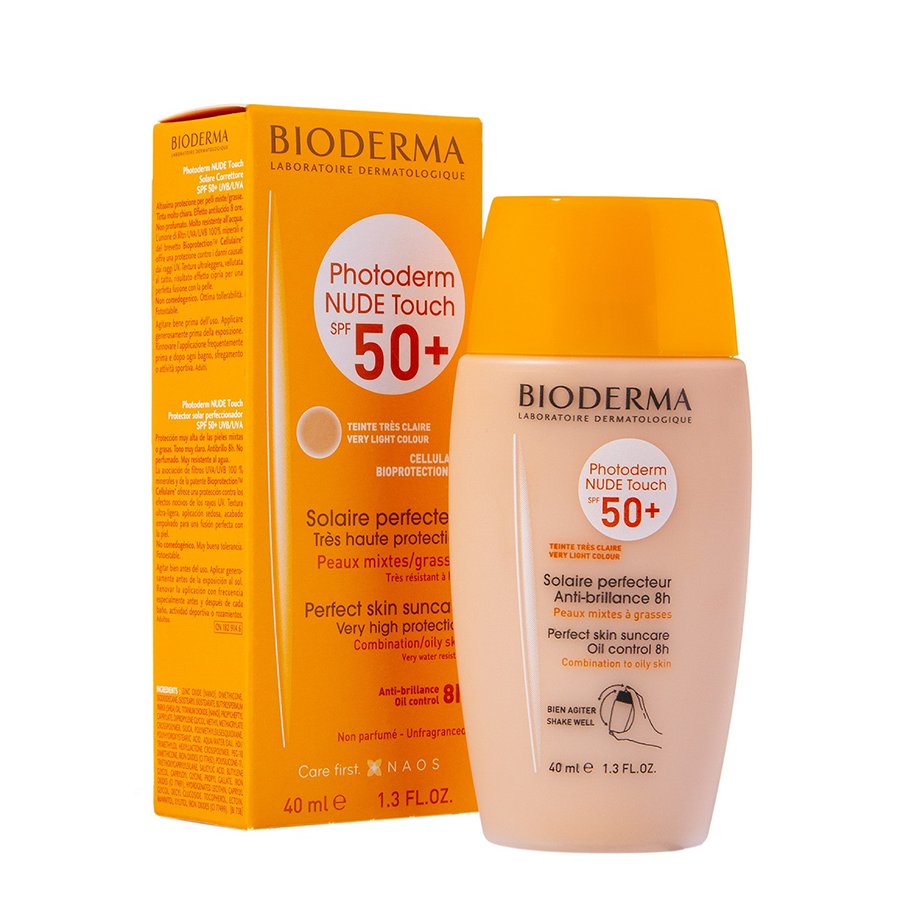BIODERMA Флюид солнцезащитный фотодерм с тоном SPF 50+, очень светлый оттенок 40 мл, фото 5