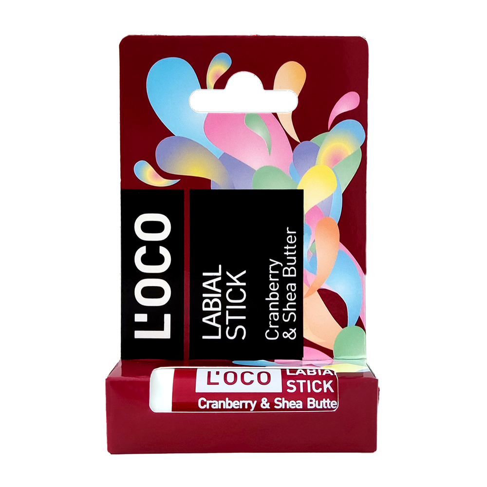 L’OCO Бальзам для губ, клюква&масло ши / L’OCO LABIAL STICK 5,1 гр, фото 1