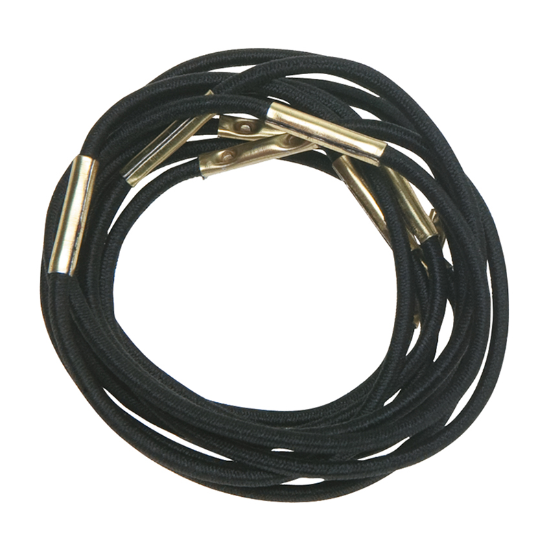 DEWAL PROFESSIONAL Резинки для волос черные midi 10 шт/уп, фото 1