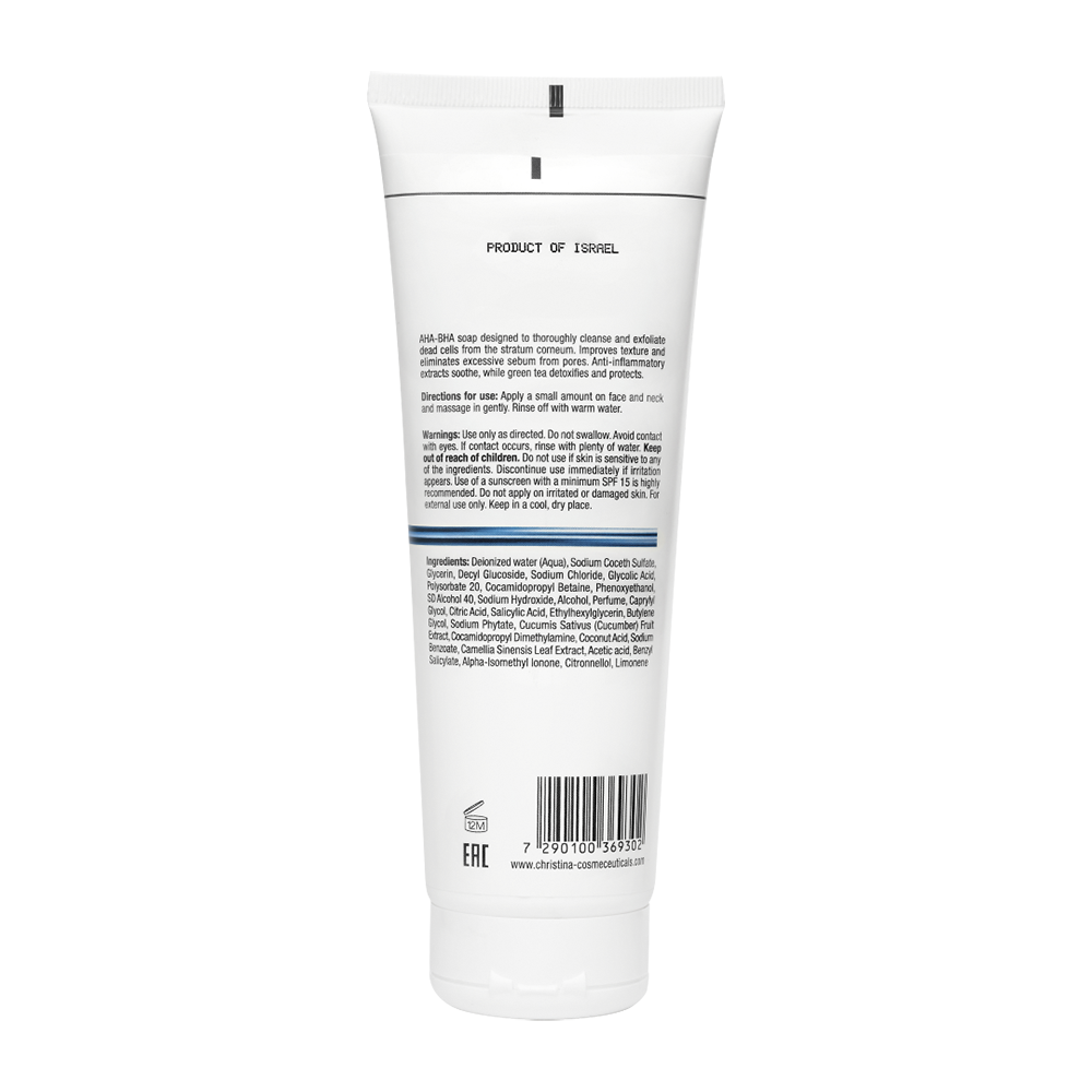 CHRISTINA Гель активный очищающий с AHA-BHA кислотами / Line Repair Hydra Aha-Bha Active Cleanser 250 мл, фото 4
