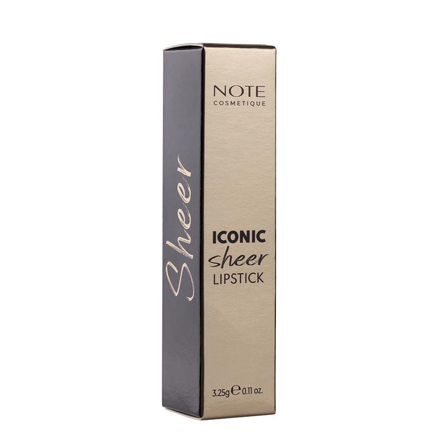 NOTE Помада полупрозрачная для губ, тон 210 / Iconic Sheer Lipstick 3,25 гр, фото 5