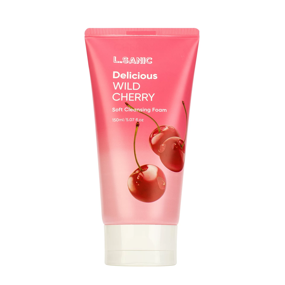 L.SANIC Пенка для умывания очищающая с экстрактом дикой вишни, L.Sanic 150 мл, фото 1