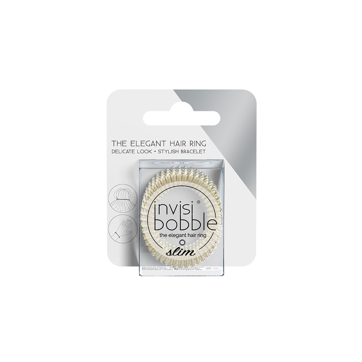 INVISIBOBBLE Резинка-браслет для волос с подвесом / invisibobble SLIM Stay Gold, фото 1