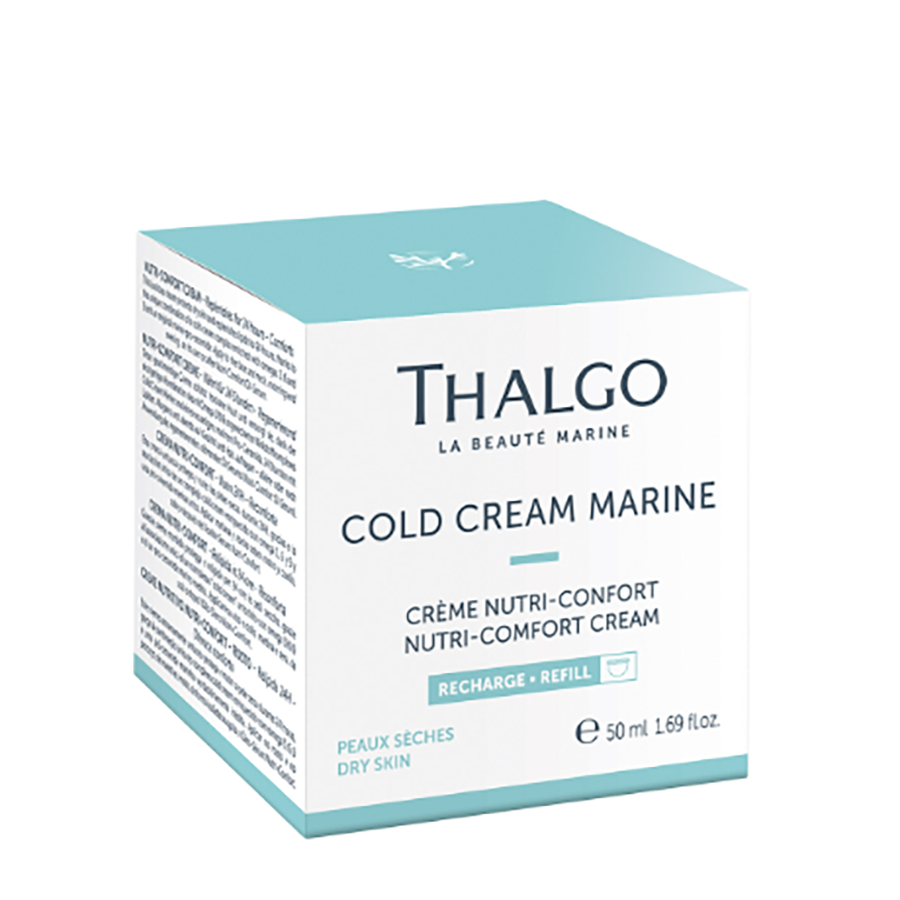 THALGO Крем восстанавливающий для питания и комфорта кожи, сменный блок / COLD CREAM MARINE 50 мл, фото 2