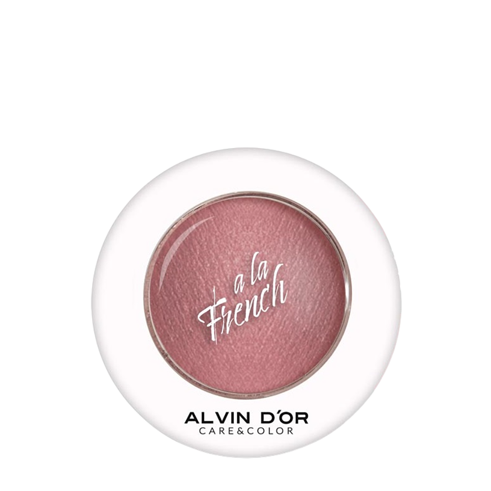 ALVIN D'OR Румяна запечённые для лица, тон 04 / Soie Fine A LA FRENCH ash rose 3,2 гр, фото 1