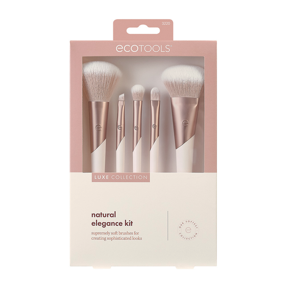 ECOTOOLS Набор кистей для макияжа / Luxe Natural Elegance Kit, фото 1
