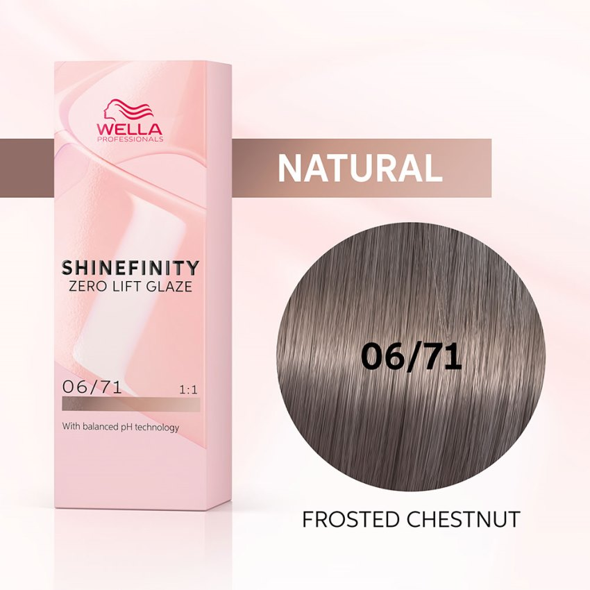 WELLA 06/71 гель-крем краска для волос / WE Shinefinity 60 мл, фото 3