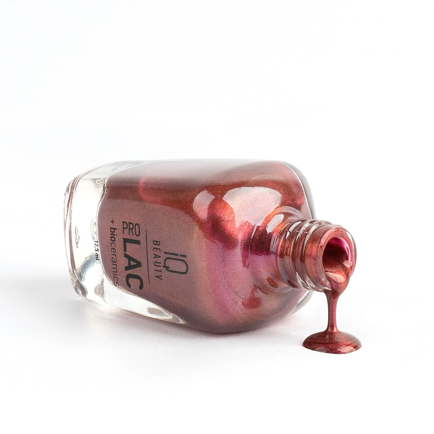 IQ BEAUTY 096 лак для ногтей укрепляющий с биокерамикой / Nail Polish PROLAC+bioceramics 12,5 мл, фото 5