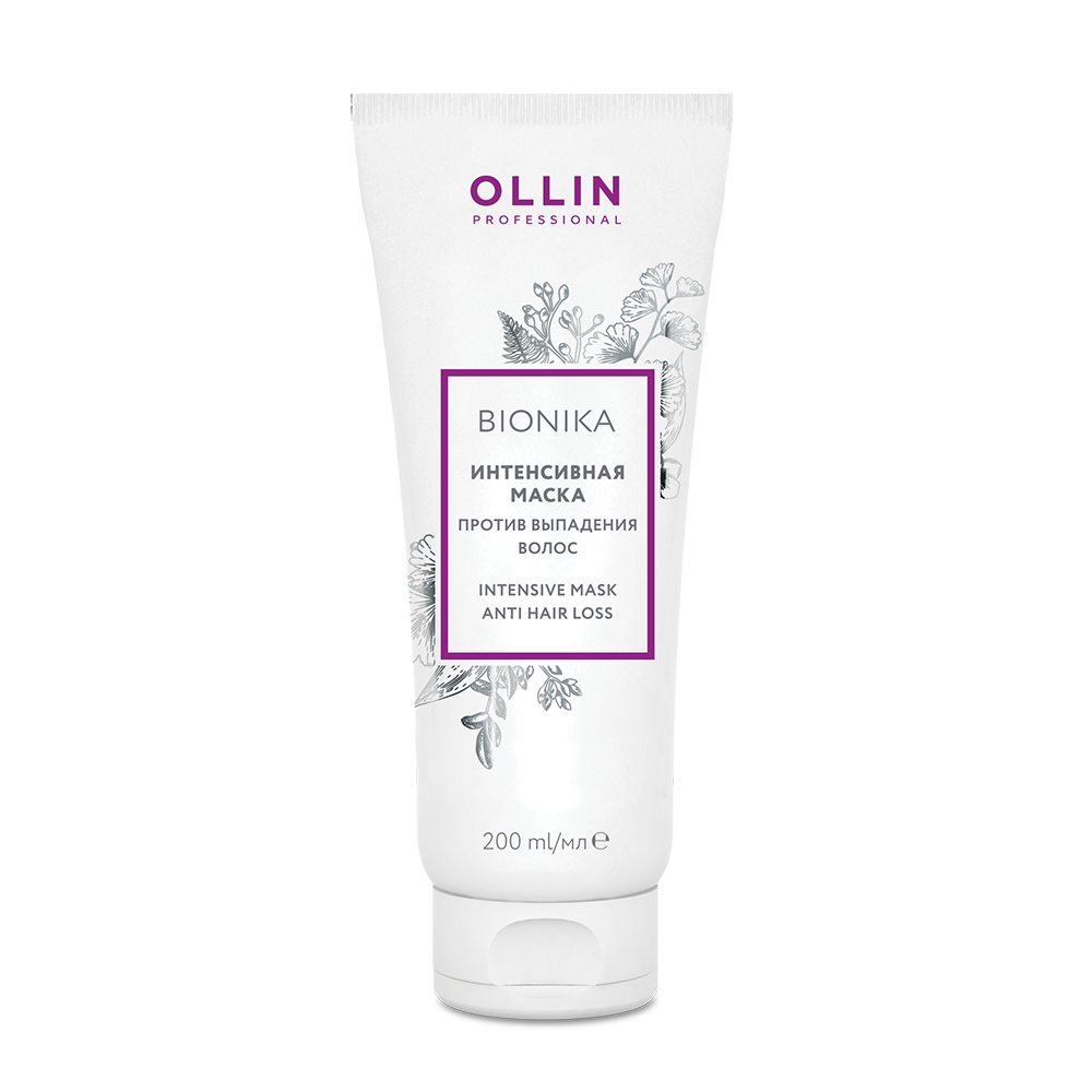 OLLIN PROFESSIONAL Маска интенсивная против выпадения волос / BIONIKA 200 мл, фото 1