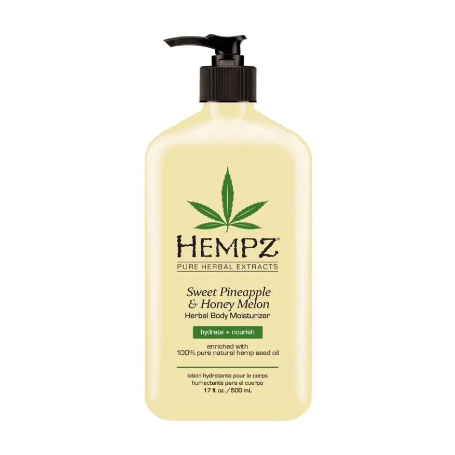 HEMPZ Молочко увлажняющее для тела, ананас и медовая дыня / Sweet Pineapple & Honey Melon Moisturise 500 мл, фото 1