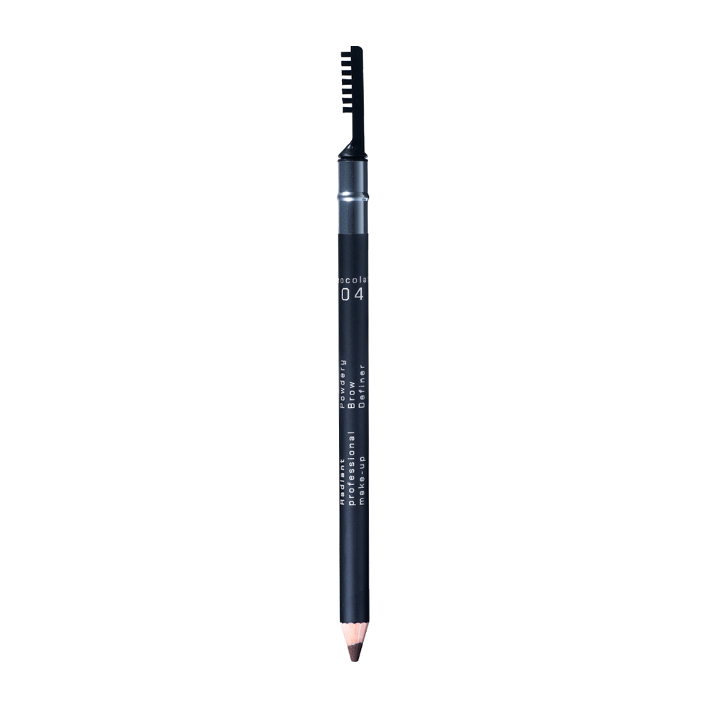 RADIANT PROFESSIONAL MAKE-UP Карандаш пудровый для бровей, 04 шоколад Powdery Brow Definer 1,19 гр, фото 1